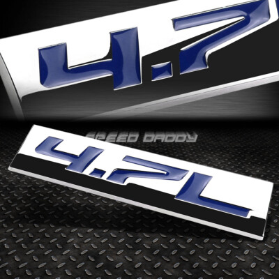 МЕТАЛЛИЧЕСКАЯ РЕШЕТКА БАГАЖНИКА, ЭМБЛЕМА, НАКЛЕЙКА С ЛОГОТИПОМ, ЗНАЧОК НА ОТДЕЛКЕ, ПОЛИРОВАННЫЙ ХРОМ, СИНИЙ 4,7 л 4,7 Л