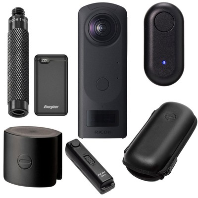 Сферическая панорамная камера Ricoh Theta Z1 емкостью 51 ГБ с 360 градусным обзором и пакетом Acc премиум-класса