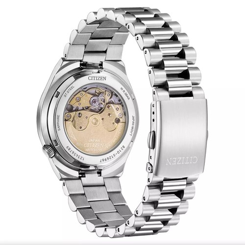 Pre-owned Citizen Tsuyosa White Dial Stainless Steel Automatic Nj0150-81a Men's Watch