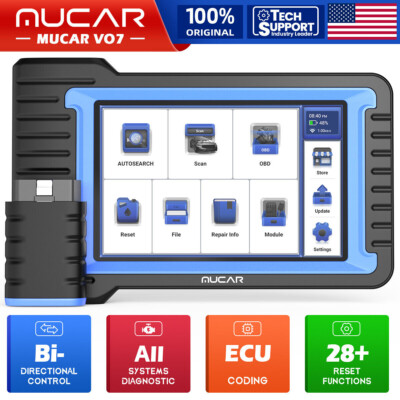 MUCAR VO7 Auto OBD2 Bidirectional Scanner Full System Diagnostic Key Pro-grammer