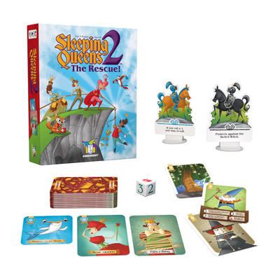 610101 SLEEPING QUEENS 2: THE RESCUE SAVE THE KINGS FAMILY FRIENDLY CARD GAME