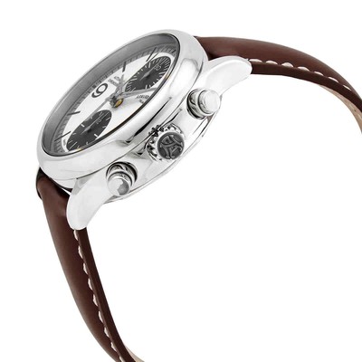 Pre-owned Armand Nicolet Mha Chronograph Automatic Silver Dial Mens Watch A844haaagp140mr2