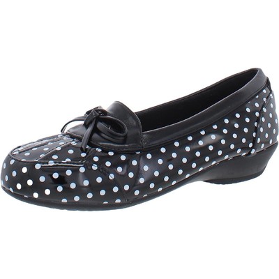

Женские мокасины для вождения Beacon Rainy Black 8.5 Medium (B,M) BHFO 3882, Black/dots