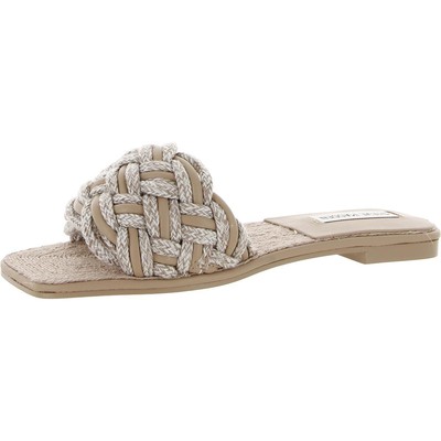 

Женские сандалии на плоской подошве Steve Madden Zeal Tan Flat Slides Shoes 7 Medium (B,M) BHFO 1710, Natural