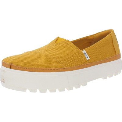 

Женские повседневные туфли без шнуровки Toms Alpargata Lug желтые 9.5 Medium (B,M) BHFO 5816, Dark mustard heavy canvas, Alpargata Lug