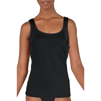 Женский черный утягивающий пляжный костюм InstantFigure Tankini Top 8 BHFO 3882