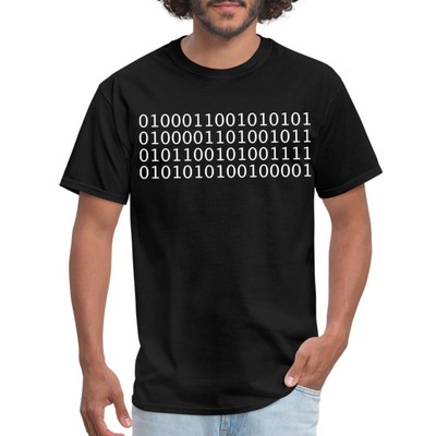 Binary Code F**k You Coding Funny Science Men's T-Shirt