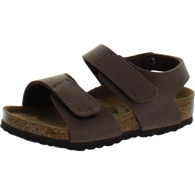 

Коричневые кожаные сандалии до щиколотки Birkenstock для мальчиков Palu на плоской подошве 26 BHFO 7321, Mocca, Palu