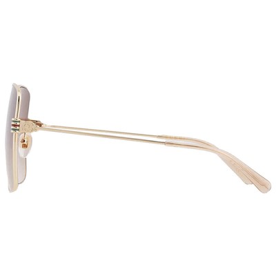 Pre-owned Gucci Brown Butterfly Ladies Sunglasses Gg1282sa 003 62 Gg1282sa 003 62