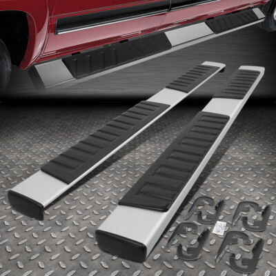 ДЛЯ 04-14 FORD F150 SUPER/УДЛИНЕННАЯ КАБИНА 6 АЛЮМИНИЕВЫХ БОКОВЫХ ПОДНОЖЕК
