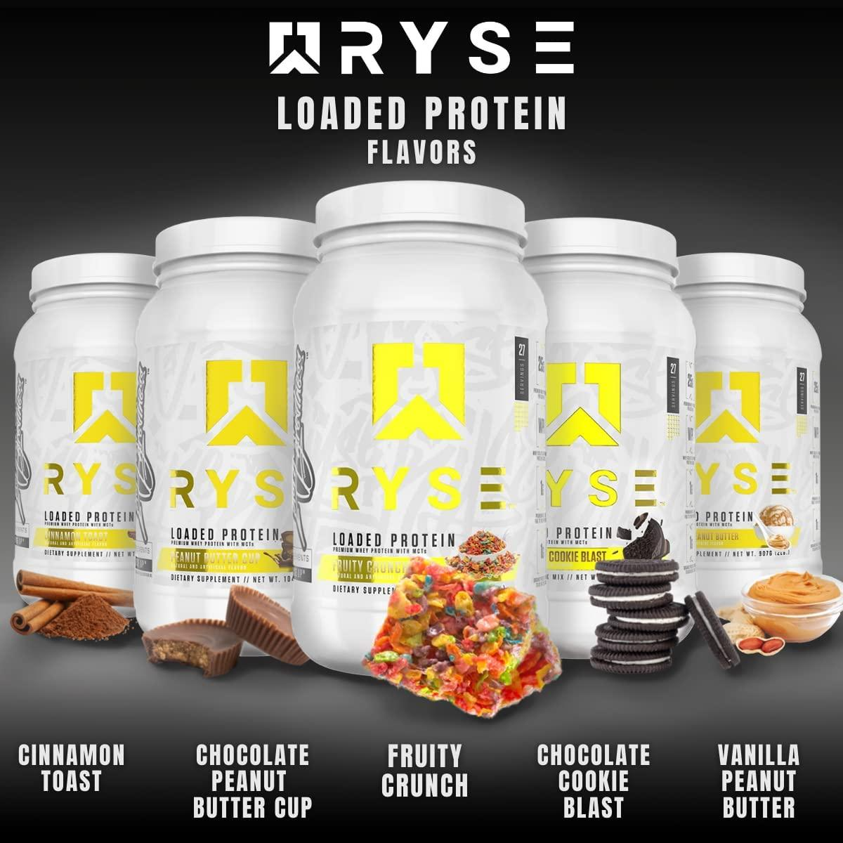 RYSE SUPPLEMENTS LOADED PROTEIN Premium Whey Protein with MC
