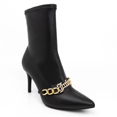 Женские ботильоны Tommi Juicy Couture черного цвета на среднем каблуке 8,5 (B,M) BHFO 7984