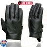 Milwaukee Leather MG7510 Men's Black Leather Gel Padded Palm Short Wrist Motorcycle Hand Gloves W/ ‘Full Panel Cover’ - 2X-Large