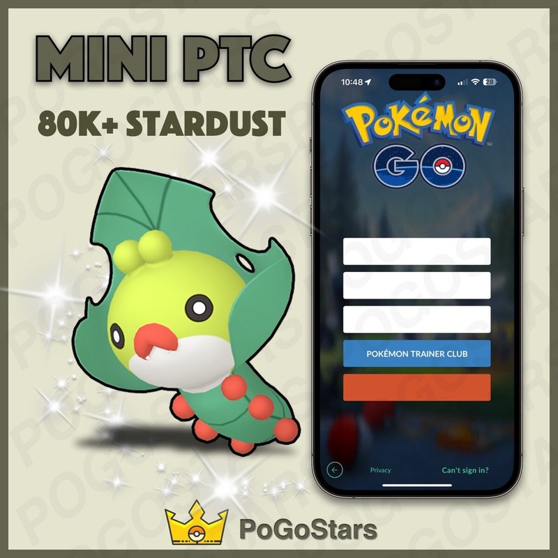 Compte Pokémon Go Avec 10 Totodile Shiny Et 80k Stardust - Mini Compte PTC, Neuf