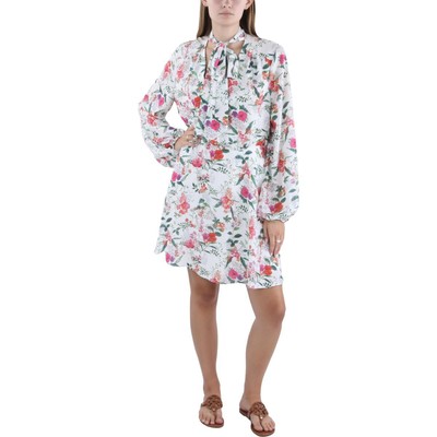 Женское платье-сорочка миди с белым галстуком-бабочкой Ted Baker Womens Metropolis 5 BHFO 2038