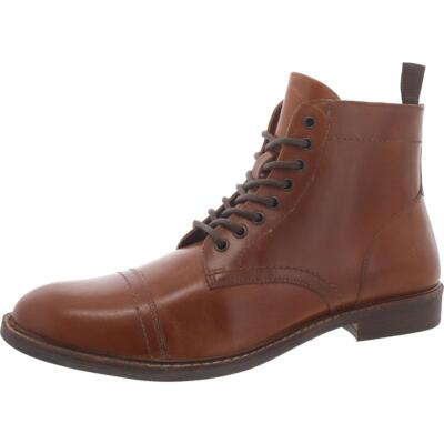 Мужские ботильоны Steve Madden из натуральной кожи Lingard на шнуровке BHFO 4316