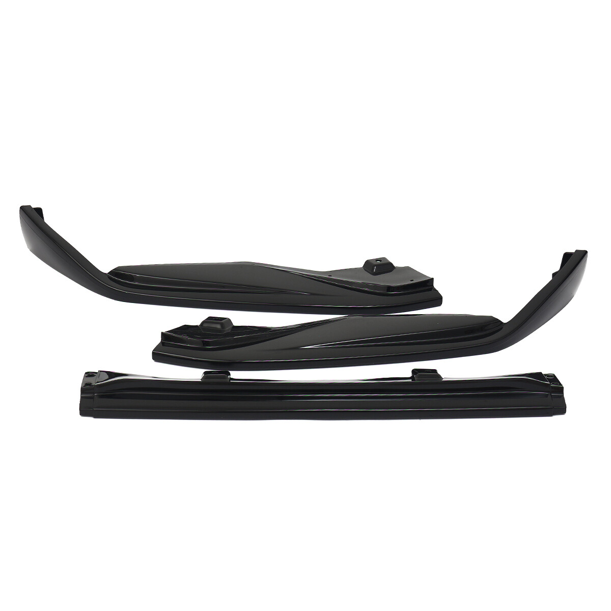 For 2013-2015 Lexus GS450 F Sport Gloss Black Front Bumper Lip Spoiler Kit