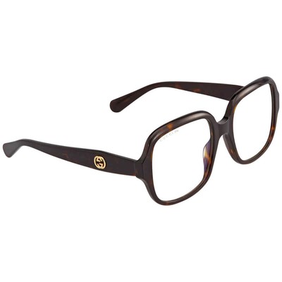 Pre-owned Gucci Blue Light Filter Square Ladies Sunglasses Gg0799s 001 53 Gg0799s 001 53 In Multi