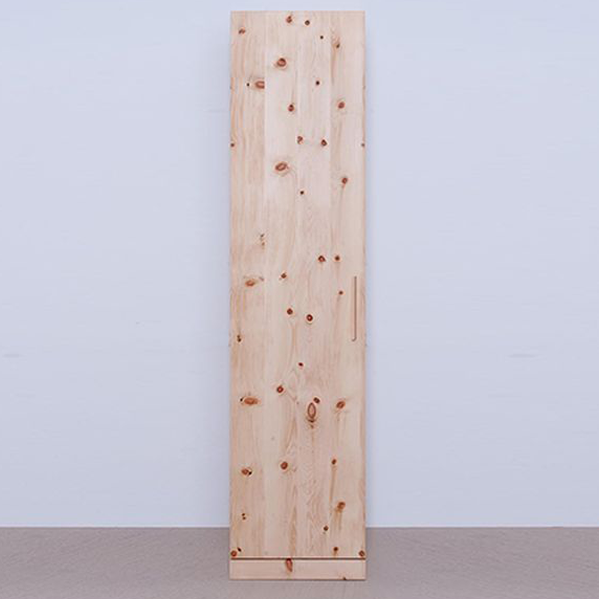 Kleiderschrank aus Zirbenholz Eintürig Schlafzimmerschrank Massivholz