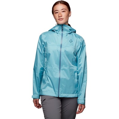

Дождевик Black Diamond Treeline Rain Shell — женский прибрежный синий, Coastal blue, Black Diamond