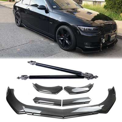 For BMW 320i 328i 330i F30 F35 Front Bumper Lip Spoiler Splitter Carbon Fiber