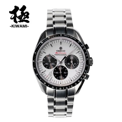 OMECO Omeko Watch Tide FUKIMASTER White Panda Speedmaster