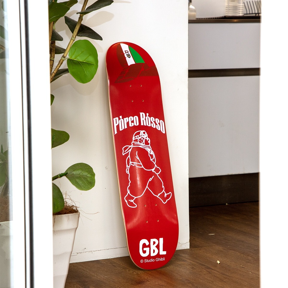 Gift GBL New Red Pig Skateboard Deck Porco Rosso Studio Ghibli from japan