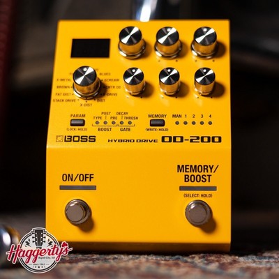 BOSS OD-200 Hybrid Drive Pedal Distortion and Overdrive