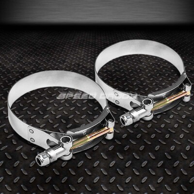 2 СИЛИКОНОВЫХ Т-ОБРАЗНЫХ ЗАЖИМА ДЛЯ ПРОМЕЖУТОЧНОГО ОХЛАДИТЕЛЯ ТУРБОЗАБОРНИКА ИЗ НЕРЖАВЕЮЩЕЙ СТАЛИ С ЦИНКОВЫМ ПОКРЫТИЕМ ДИАМЕТРОМ 2,75 Мм