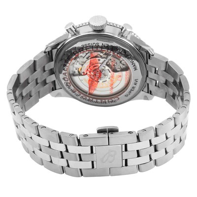 Pre-owned Breitling Super Avi Chronograph Automatic Chronometer Mens Watch Ab04452a1l1a1