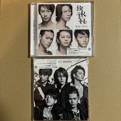 KAT TUN BIRTH First Press Limited Edition 2 Regular Edition CD DVD Single