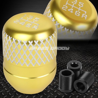 УНИВЕРСАЛЬНАЯ 42-МИЛЛИМЕТРОВАЯ ГОНОЧНАЯ МЕХАНИЧЕСКАЯ 6-СТУПЕНЧАТАЯ РУЧКА ПЕРЕКЛЮЧЕНИЯ ПЕРЕДАЧ MT С СЕТКОЙ В СТИЛЕ JDM ЗОЛОТИСТОГО ЦВЕТА