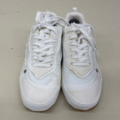Pre-owned Loewe Deconstructed Denim Sneaker Men's Size (42) Us 9 Soft White