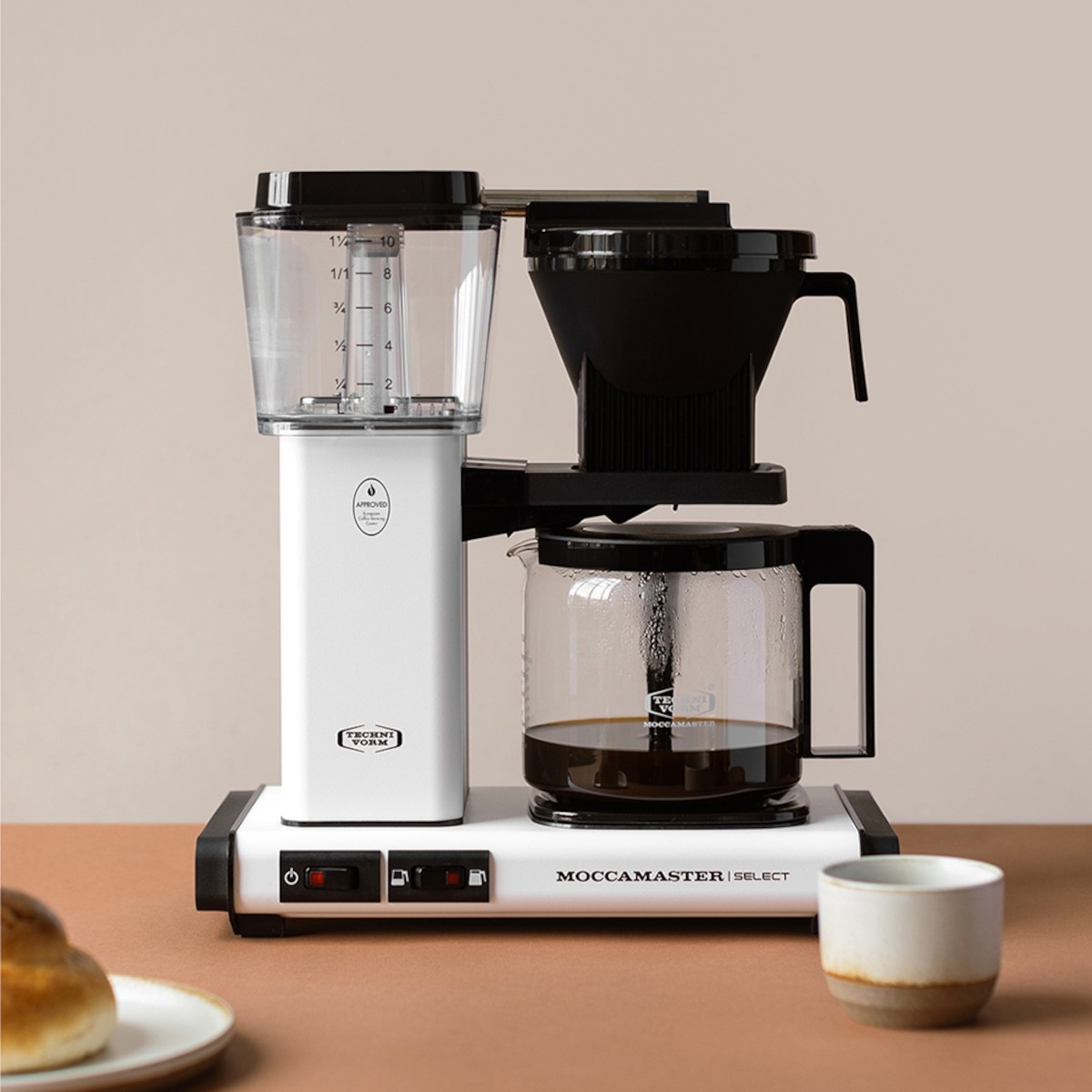 MOCCAMASTER Filterkaffeemaschine KBG Select Matt White 1,25L matt weiß B-WARE - Bild 6 von 7