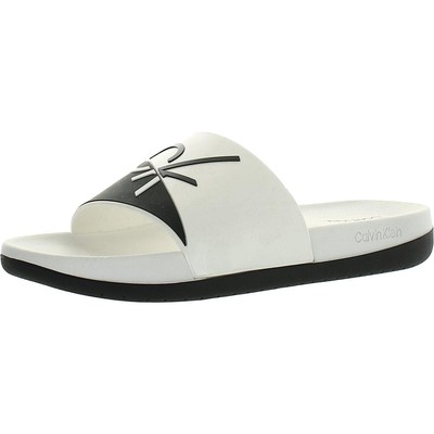 Calvin Klein Womens Brecken Slip On Pool Athletic Slide Sandals Shoes BHFO 3179