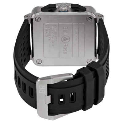 Pre-owned Bell And Ross Br 03-94 Chronograph Automatic Black Dial Men's Watch