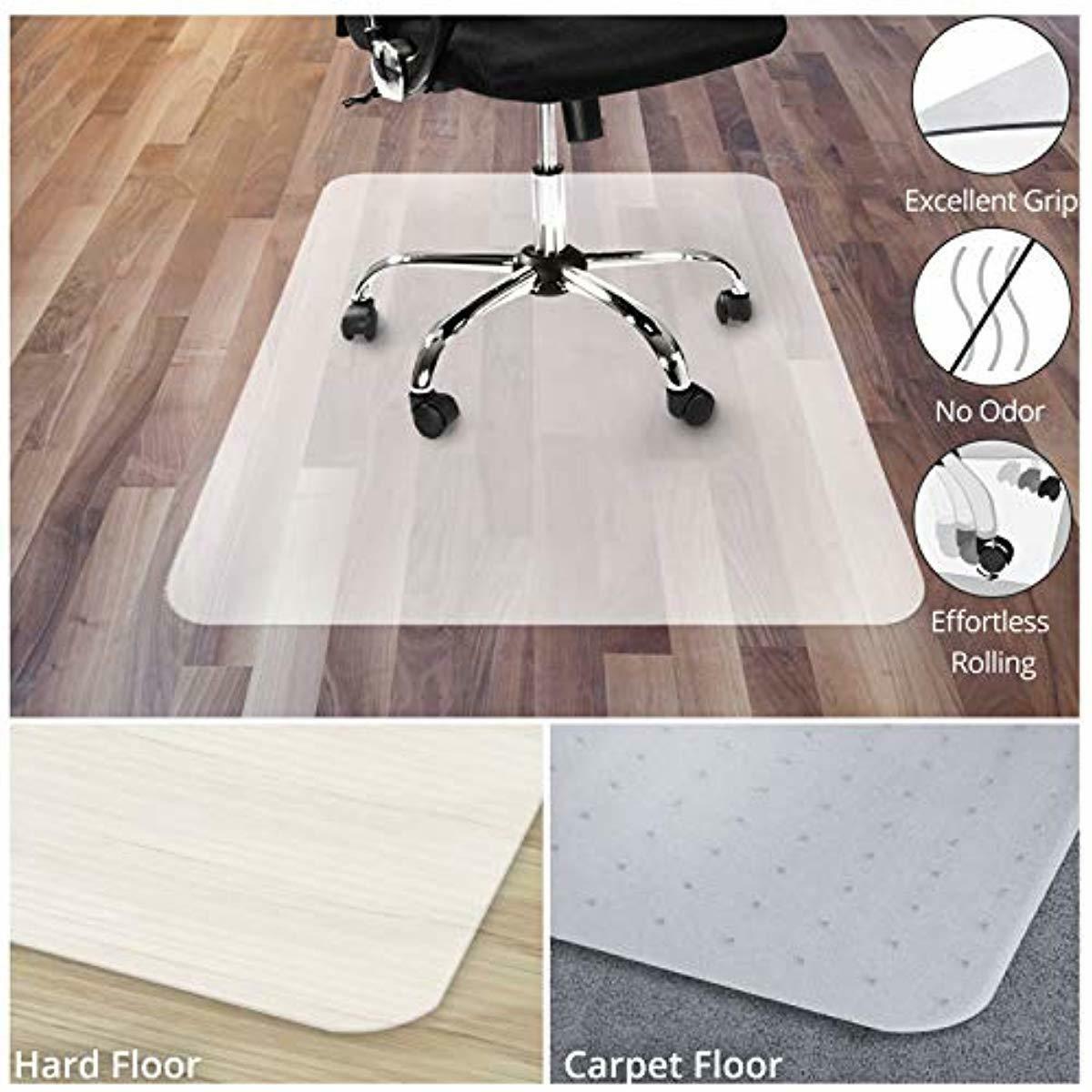 Office Chair Mat Hardwood Floor 30x48 Inch Thick Sturdy Indoor