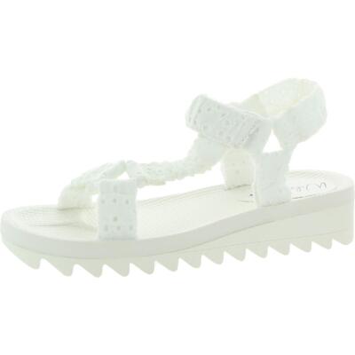 

Белые женские босоножки на танкетке Wild Pair Kendie, обувь 10, средний (B,M) BHFO 6124, White eyelit