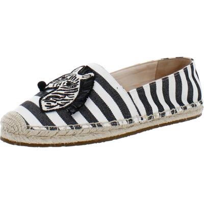 

Женские черно-белые эспадрильи Kate Spade New York 8.5 Medium (B,M) BHFO 0855, Black/white