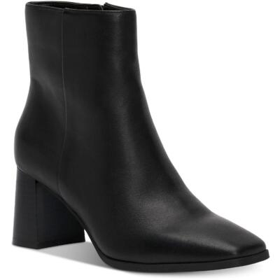 

INC Женские черные ботильоны Dasha из искусственной кожи 6 Medium (B,M) BHFO 3909, Black leather
