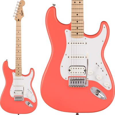 Squier by Fender SONIC STRATOCASTER HSS Maple Fingerboard White Pickguard Tahiti