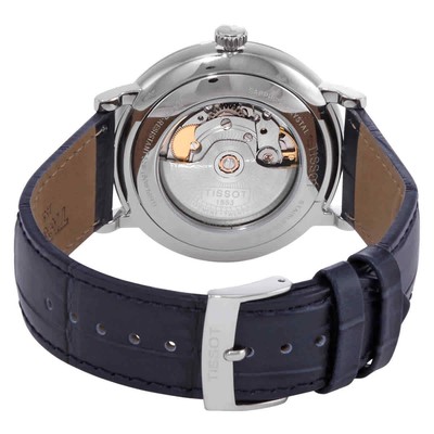 Pre-owned Tissot Carson Automatic Blue Dial Men's Watch T122.407.16.043.00