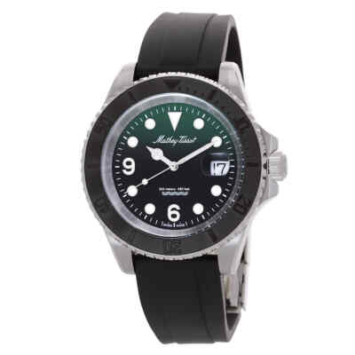 Мужские кварцевые часы Mathey-Tissot Mathy Design с зеленым циферблатом H909AV