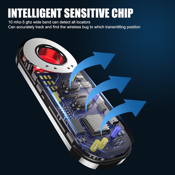 Portabl Hidden Camera Detector, Camera Detector, Anti Spy, GPS Tracker Detector - Image 13