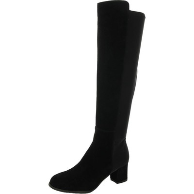 

LAmour des Pieds Женские кожаные нарядные сапоги до колена без застежек BHFO 7609, Black kidsuede, PREEYA