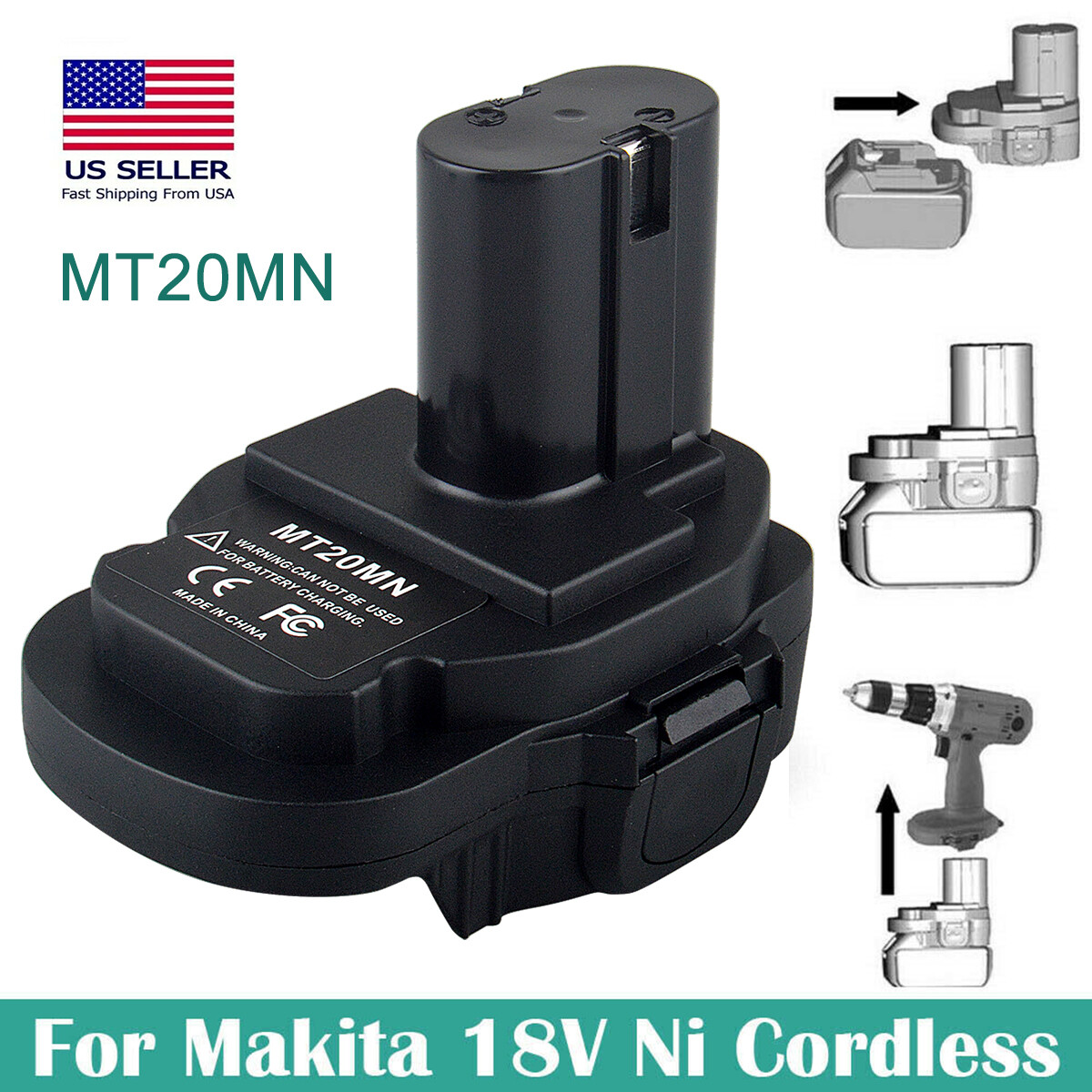 Converter Adaptor For Makita 18v Li-ion Ni Cordless Power Tools