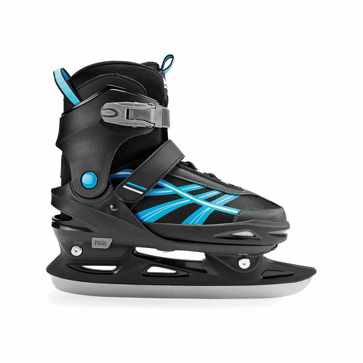  Crivit Schlittschuhe Eisschuhe Schlitschuhe Jugend Eishockey 37-41,schwarz/blau