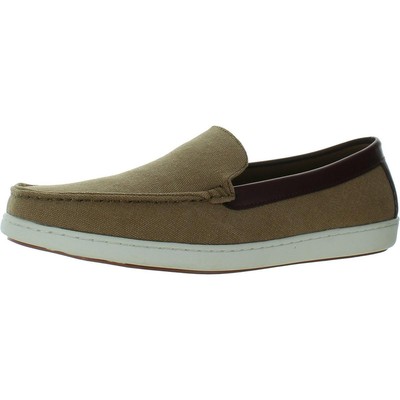 Мужские бежевые парусиновые слипоны Vance Co. Кроссовки 13 Medium (D) BHFO 2756