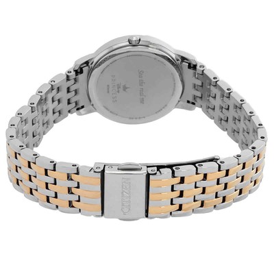 Pre-owned Citizen Ariel Diamond Disney Princess Blue Dial Ladies Watch Ex1499-50w