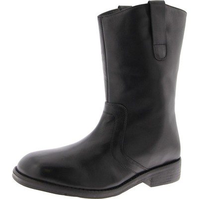 Женские ботинки Free People Easton Esquestrian черного цвета до середины икры 39 Medium (B,M) 6971